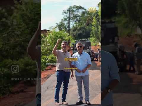 Prefeito Jailson Fausto avança com asfalto e transforma Lima Campos-MA.