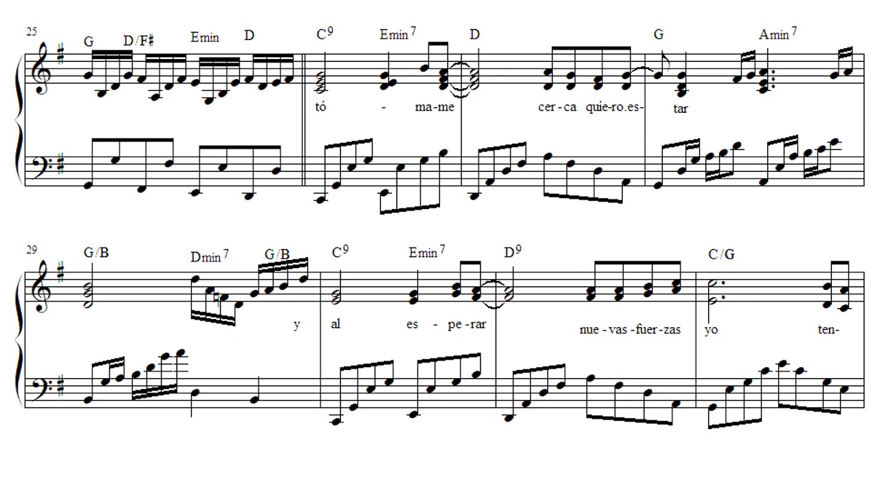 Partitura EL PODER DE TU AMOR - INGRID ROSARIO - Descargar partitura  ver descripción