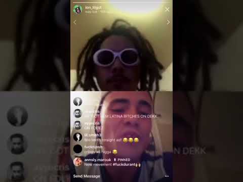 iON LIL GUT GOES LIVE WITH CREEPY FAN (MUST WATCH)