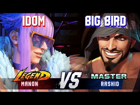 SF6 ▰ IDOM (Manon) vs BIG BIRD (Rashid) ▰ High Level Gameplay