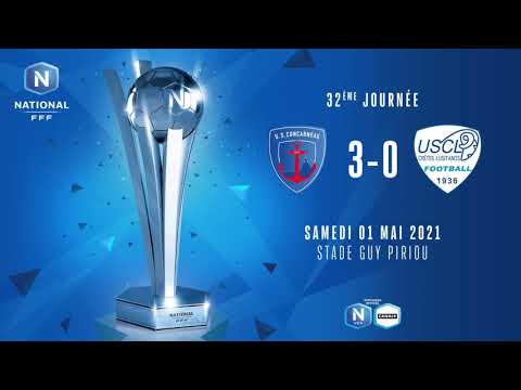 Résumé US Concarneau 3-0 US Créteil-Lusitanos / J32 National