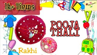 Aarti Thali Decoration Ideas for Raksha Bandhan - Aarti ki Thali Decoration | Pooja thali decoration