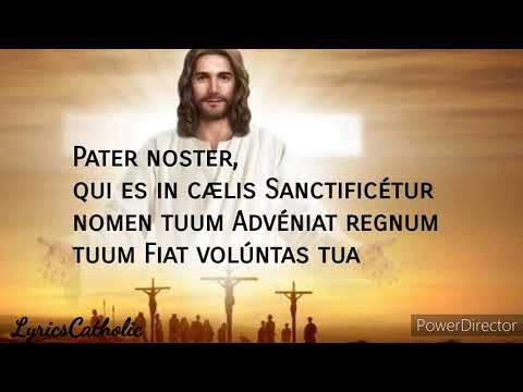 Pater Noster ( Lyrics ) Gregorian Chant