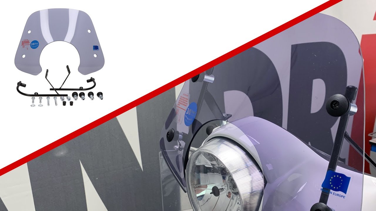 Laag windscherm monteren | Sym Fiddle