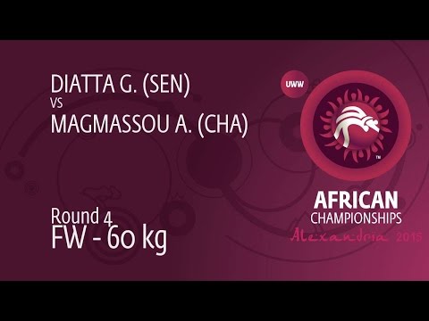 Round 4 FW - 60 kg: G. DIATTA (SEN) df. A. MAGMASSOU (CHA), 8-2