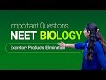 NEET Biology 19 Excretory Products Elimination Important Questions In English Misostudy