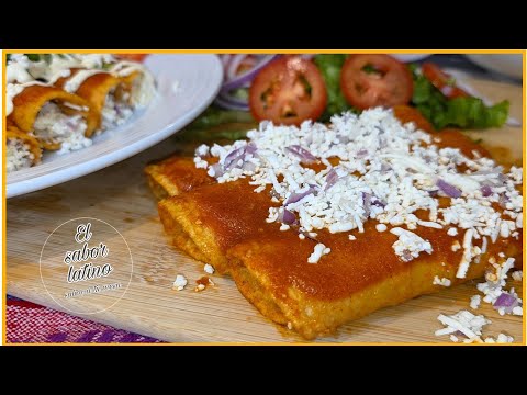 🔴Asi se Preparan las Mejores Entomatadas Rojas Caseras! Receta de Rancho💥