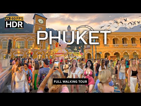 🇹🇭 4K HDR | Phuket Old Town 2025 | the most beautiful city in the world | Full Walking Tour