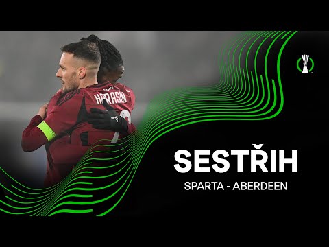 SESTŘIH | Sparta - Aberdeen 3:0 | Přímý postup do osmifinále 🆙