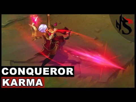 Conqueror Karma Skin Spotlight (League of Legends)