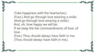 Isaac Hayes - The Ten Commandments of Love Lyrics
