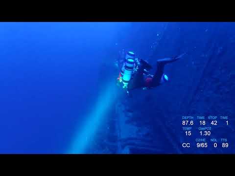 Tauchgang an der HMHS Britannic 2023 - Diving the HMHS Britannic 2023