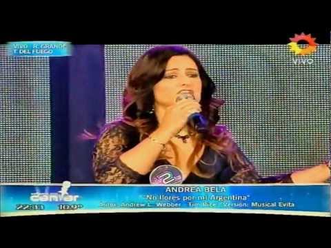 Andrea Bela en Soñando por cantar / El amor que soñe (sonido de alta calidad)