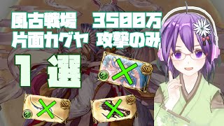 【グラブル】風古戦場肉集め3500万　片面カグヤ・攻撃のみ 0ポチ  1選【GBF】