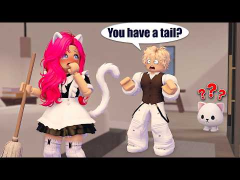 From A CUTE CAT, I Turn Into A PRETTY MAID! (Episode 1-3) | Roblox Family Roleplay