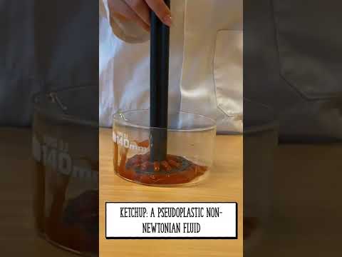 Non Newtonian fluid - ketchup
