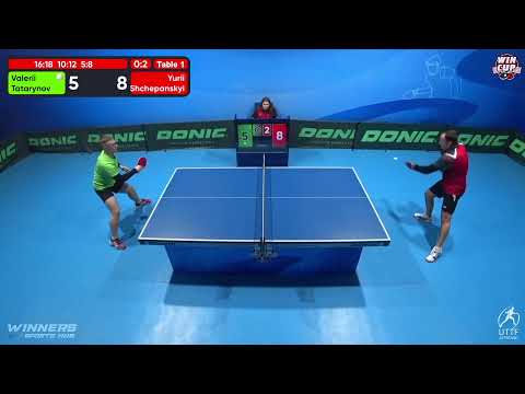 02:30 Valerii Tatarynov 0-3 Yurii Shchepanskyi West 5 WIN CUP 29.11.2022 | TABLE TENNIS WINCUP