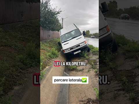 cum a parcat asa de bine⁉️✅ #auto #iveco #masina #cars #parking #accident #romania #masina #fail