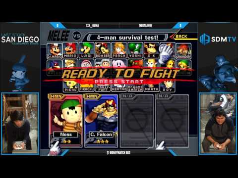 G4 Final Grind - KumA (Ness) vs. Megajohn (Falcon) - $1 Moneymatch - SSBM Smash Melee