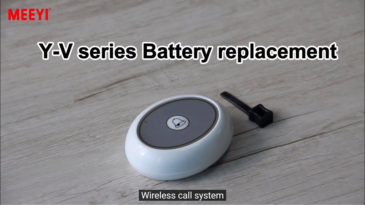 Y-V series call button battery replacement