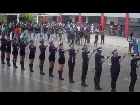 Corpo Coreográfico Fanfa I.E.G.R.S. - Chegada - 33º CONFACELB {15/11/2015}