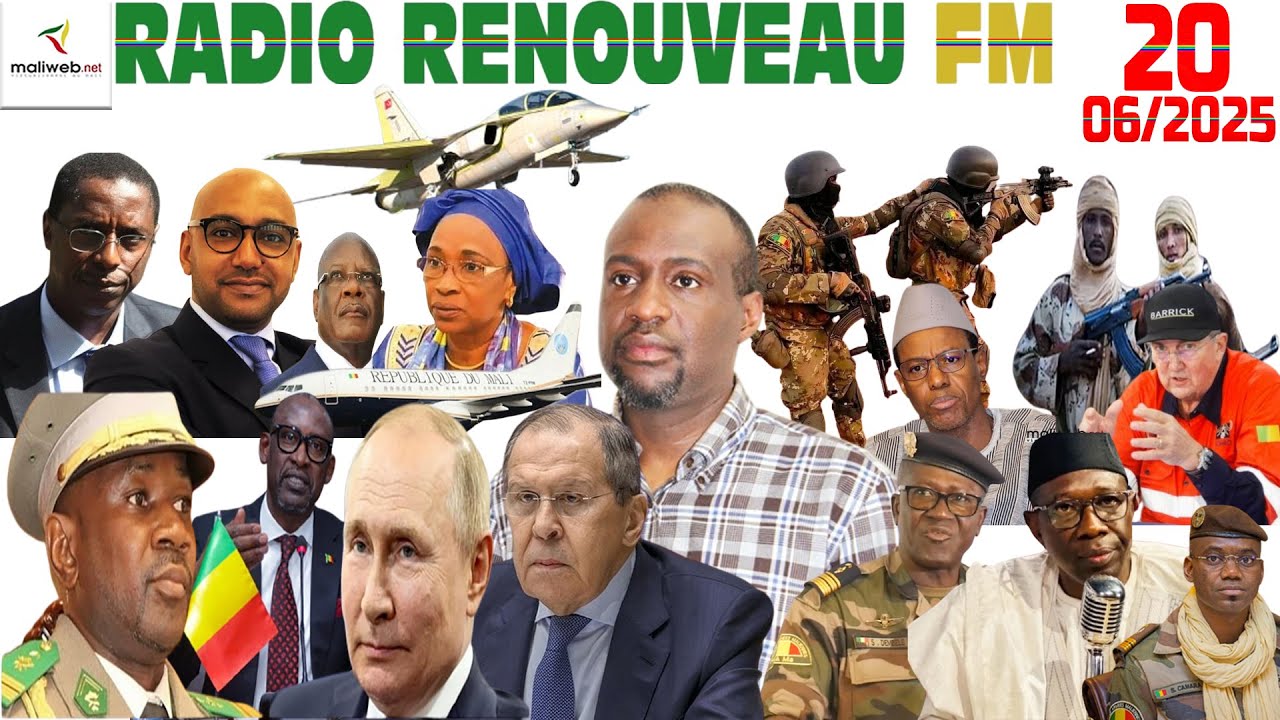 La Revue de Presse de la RADIO RENOUVEAU FM du 20 Juin 2025