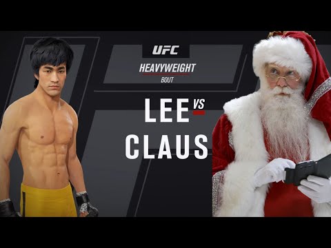 Marry Christmas Fight | Bruce Lee vs Santa Claus (EA Sports UFC 4)