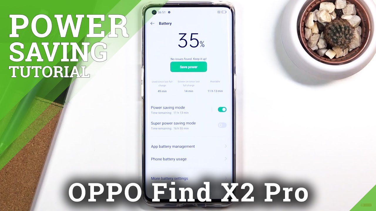 How to Activate Power Saving Mode in OPPO Find X2 Pro – Extend Battery Life