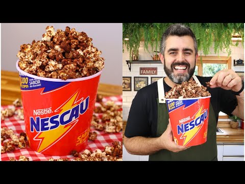 NESCAU POPCORN!! THE BEST SWEET POPCORN I'VE EVER EATEN IN MY LIFE EASY GOURMET POPCORN