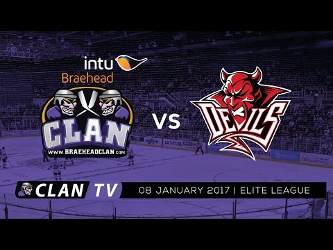 Braehead Clan vs Cardiff Devils 8/1/2017