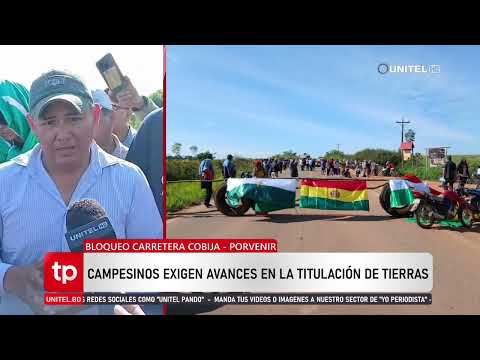 Bloqueo en la carretera Cobija–Porvenir,