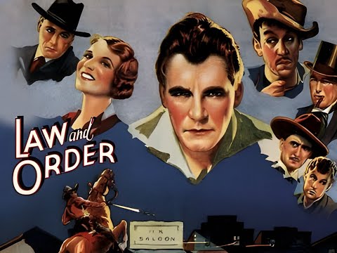 Law and Order (1932) Walter Huston | Pre‑Code Crime Western | Remastered 2160p (4K) | French Sub.