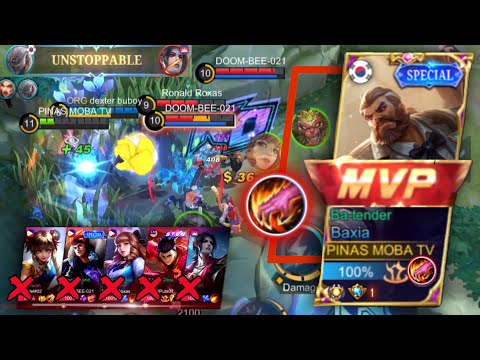 MVP TANK!!! Baxia Core is the NEW META | Baxia Gameplay & Best Build 2022 | MLBB