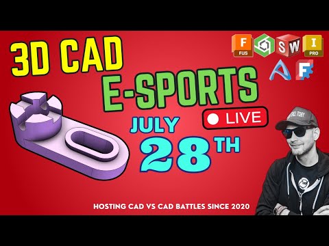 Model Monday Live | CAD Speed Modeling Battles & Tips (July 28, 2025)