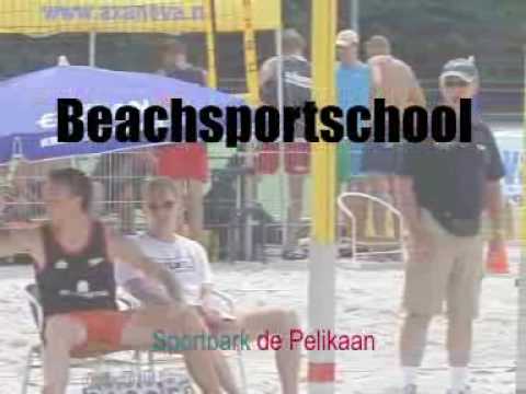 Beachvolleybal bij De Pelikaan