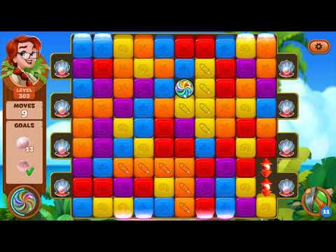 Lost Island: Blast Adventure - Level 303 (No Boosters) HD