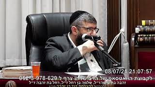 הרב אייל עמרמי הלכות שבת כח תמוז תשפא