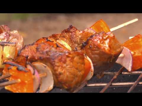 A la Peri: Pinchos Lomo al Mango y Cerveza