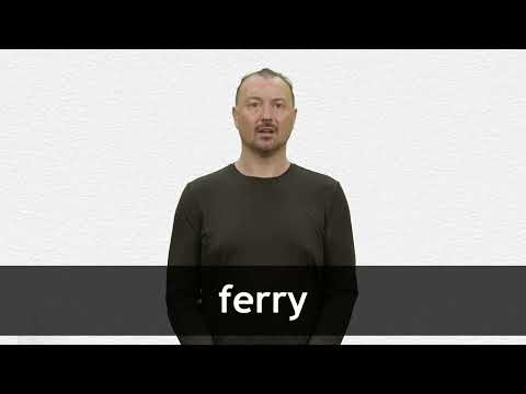 How to pronounce FERRY in French