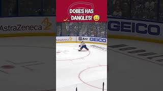 Serious handles for a goalie ????