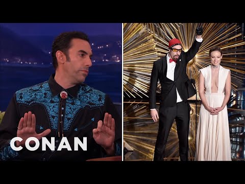 How Sacha Baron Cohen Snuck Ali G Into The Oscars | CONAN on TBS