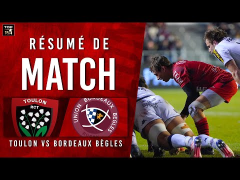 Résumé Toulon/Bordeaux TOP14 J13