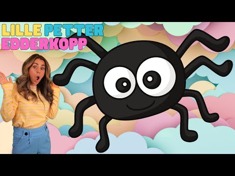 Lille Petter edderkopp. Barnehagelærer TaraShow.