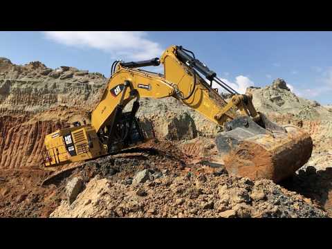 Caterpillar 6015B Excavator Loading Trucks - Sotiriadis SA