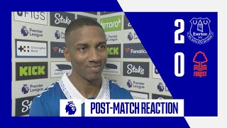 EVERTON 2-0 NOTTINGHAM FOREST: ASHLEY YOUNG'S REACTION