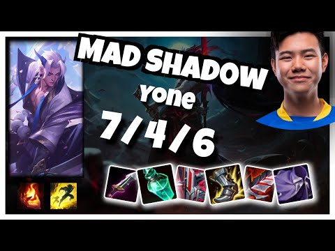 Yone vs Irelia MAD Shad0w MID (7/4/6) - v10.25