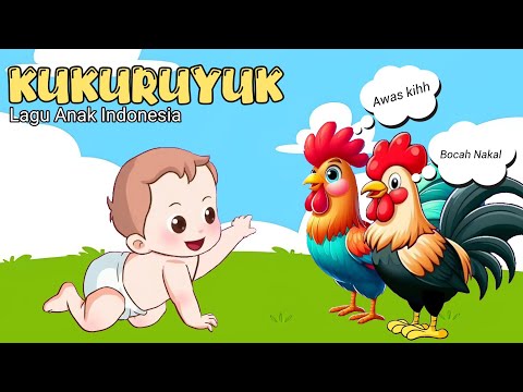 Kuku Kukuruyuk 🐓 | Lagu Anak Anak Ceria dan Edukatif | Lagu Anak Indonesia Terbaru 2025