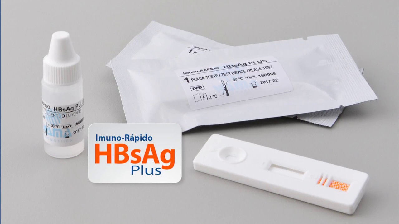 Instruções de Coleta e Procedimento do Teste Rápido Hepatite B Wama Diagnóstica