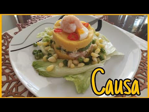 CAUSA DE CAMARON + como hacer pasta de ají amarillo