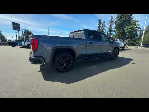 2026 GMC Sierra 1500 Crew Cab Standard Box 4-Wheel Drive Elevation in Downpour Metallic for sale at Pacific Chevrolet Buick GMC Ltd in Port Alberni, BC
